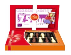 chocolade verpakking fijne feestdagen